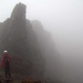 Hinter Sgurr na Banachdich trifft man auf die Felsformation der "Three Teeth". Sie koennen leicht umgangen werden.