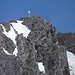 Gipfelkreuz der Grüntalspitze im vollen Zoom