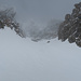 Aufstieg im Südostcouloir