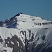 Vor dem Reckner sieht man den Geier, ein beliebter Skitourenberg.