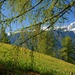 Blick von Patinges zu den Sarntaler Alpen