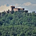 Il Castello di Gabiano e le Alpi da Rocca delle Donne.