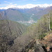 Vista su Villadossola e la Valle Antrona.