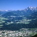 Innsbruck,Europabrücke und rechts die Serles
