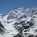 Berge über dem Zinalgletscher