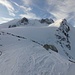 Wir starten um 07.30 Uhr unsere Skitour zum Bishorn.