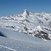 Matterhorn, Dent Blanche und Co. als ständige Begleiter zwischen Allalinpass und Rimpfischsattel