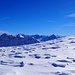 Interessante Schneeformationen unterhalb des Gipfels