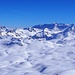 Schneemeer mit Pizol am Horizont