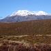 Zum Glück ist das Wetter gut: Mount Ruapehu (2797m), der höchste Berg der Nordinsel.