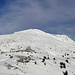 Rückblick auf eine verlassene Ski-Arena von der Cresta Sartons