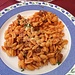 Sardische Pastaspezialität: Malloreddus. Schmeckt sehr gut