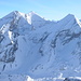 Altels 3629m (links) -Balmhorn 3699m (rechts) Winteraufnahme