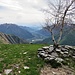 La vista sull'Ossola dall'Alpe Aloro.