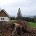 ...zuletzt an einer verlassenen Berghütte vorbei...