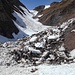 Die Schneeschollen erinnern mich an Blockwerk.