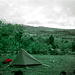 Zelten im Arusha Nationalpark. Kein Zaun