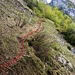 Die erste steilere Passage im Aufstieg zum Furggeli.