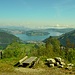 Blick auf den Vierwaldstättersee und Luzern.