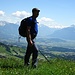 Blick vom Guntliberg über die Linthebene und auf die Glarneralpen