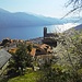Blick über Sant' Agata zum Lago Maggiore.