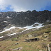 Il catino sotto le bastionate rocciose del versante Nord dello Zeda in cui è compreso l'Alpe Fornà Superiore 1700 mt.
