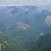Panorama dal Monte Zeda 2156 mt: in basso Falmenta 675 mt da cui siamo partiti.
