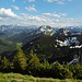 Wunderschöne Gipfelblicke zur Halserspitze sowie zum Duo Roß-/Buchstein.