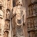 Statue in der Fengxian-Grotte, der Haupt-Sehenswürdigkeit Longmens.