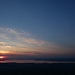 Blick vom Staufen: Sonnenuntergang über dem Bodensee