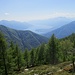 nuovo sentiero verso l'Alpe Stavascio : panorama