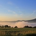 Morgenszene vor der Querung des Bielatales