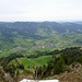 Ein Blick vom Gipfel des Roggenstocks auf Oberiberg.