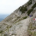 Monte Baldo: incontro dei sentieri 657 (in basso) e 658.