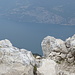 Scorcio del lago di Garda dalla Cima Valdritta.
