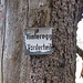 Bei dem Schild tut sich die Frage auf, wie denn der östliche Abschnitt des Hinteregg-Grates heißt? :-)