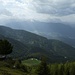 Dunst über den Dolomiten
