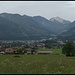 Reutte am frühen Nachmittag. Nur die Geierköpfe leuchten noch zum Abschied.