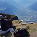 Tiefblick vom Vilan ins Churer Rheintal