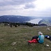 Au sommet de la dent de Vaulion, avec le lac et la vallée de Joux
