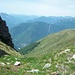 Sempre dalla Bocchetta di Orgnana la vista dalla parte opposta, cioè verso la Valle di Chiegg...