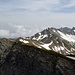 Restschneefelder Richtung Gromser Chopf und Ful Berg