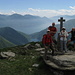 panorama sul lago Maggiore e il lago di Vogorno: Piero.Giuseppe,Luisa e Francesco "senior"