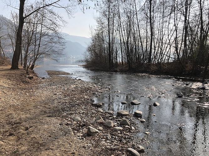 Die Mündung der Magliasina ist ein Naturschutzgebiet