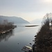 Die Mündung der Vedeggio in den Luganersee