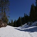 Dans les combes ombragées sur le versant nord du Mont Tendre, il reste une bonne quantité de neige