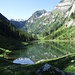 der attraktive Talalpsee - bis zum Abzweig ist es nun noch eine knappe halbe Stunde