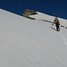 Kurz vor dem Gipfel des Chli Schärhorn