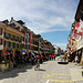 Mitten in Murten - kurz vor dem Start der "Tour de Suisse" beim Berntor.