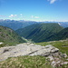 Da Scaredi 1842 mt panorama sul fondovalle della Val Loana e Fondo Li Gabbi.